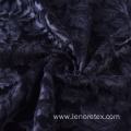 Polyester Spandex Knit Embossed Velvet Fabric